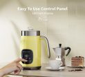 Maestri House 14oz Smart Adjustable Temperature & Thickness Control for Lattes, Cappuccinos, and Mochas Integrated Milk Frother Yellow Online now