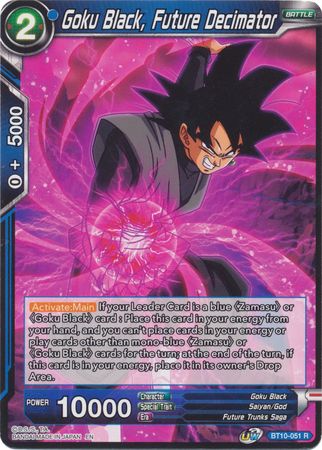 Goku Black, Future Decimator (BT10-051) [Rise of the Unison Warrior 2nd Edition] Online now