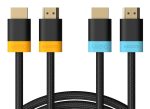 Vizio Ultra High Speed HDMI 2.1 Cables- 2 Pack 8 Ft. Cables, Random Assorted Colors Online Sale