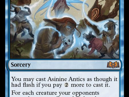 Asinine Antics (Promo Pack) [Wilds of Eldraine Promos] For Cheap