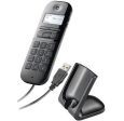 Poly Calisto 240 Portable USB-A Noise Canceling Microphone and UC Audio PC Calling Handset, Black Online now