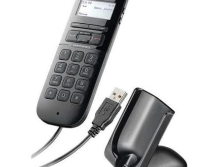 Poly Calisto 240 Portable USB-A Noise Canceling Microphone and UC Audio PC Calling Handset, Black Online now