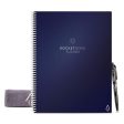 Rocketbook EVRF-L-M-K-CDF Fusion Mini Notebook 2 Pens 2 Cloths Dark Blue Letter Supply