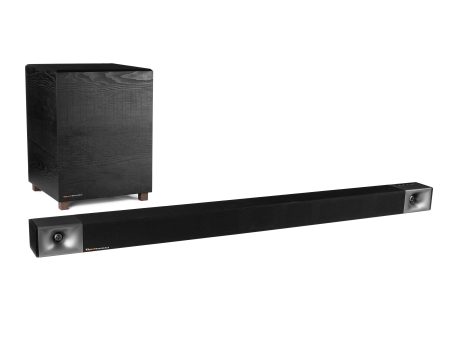 Klipsch Bar 48 Sound Bar + Wireless Subwoofer, Black (1066557) Online Hot Sale