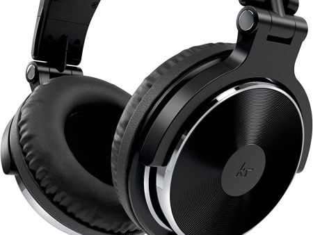 KitSound Kitsound KSDJ Dj Over-Ear Headphones Compatible with Smartphones, Tablets and MP3 Devices, Black Hot on Sale