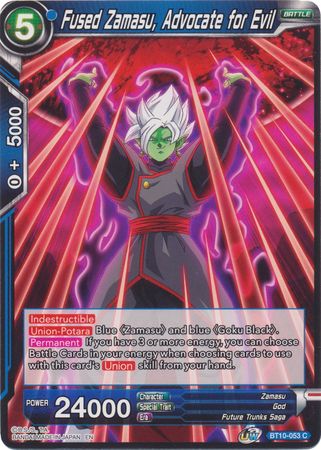 Fused Zamasu, Advocate for Evil (BT10-053) [Rise of the Unison Warrior 2nd Edition] Discount