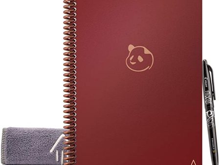 Rocketbook Panda Planner Smart Reusable Planner- Scarlet Red Letter Online