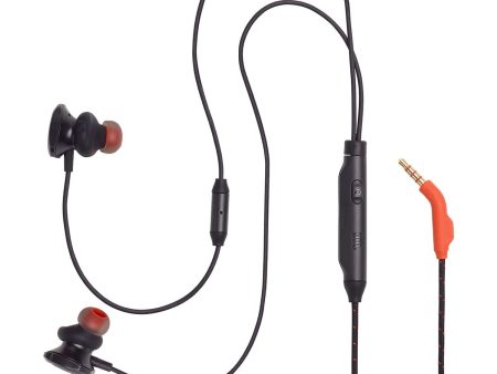 JBL Quantum 50 Wired In-Ear Gaming Headphones Black Online now