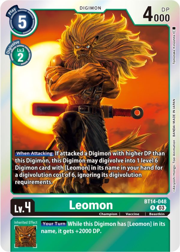 Leomon [BT14-048] [Blast Ace] Supply